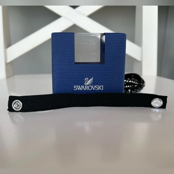 Swarovski Slake Dot Black Bracelet with Hairband Extender - Picture 4 of 5